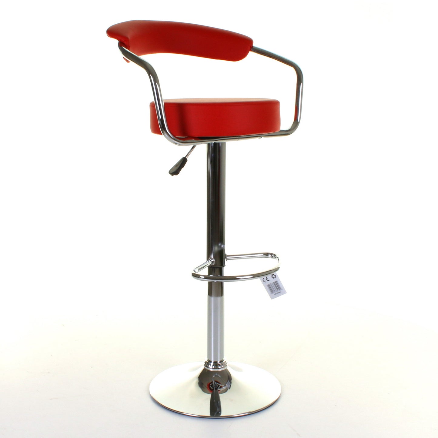 Monza Bar Stool - Red - Set of 2