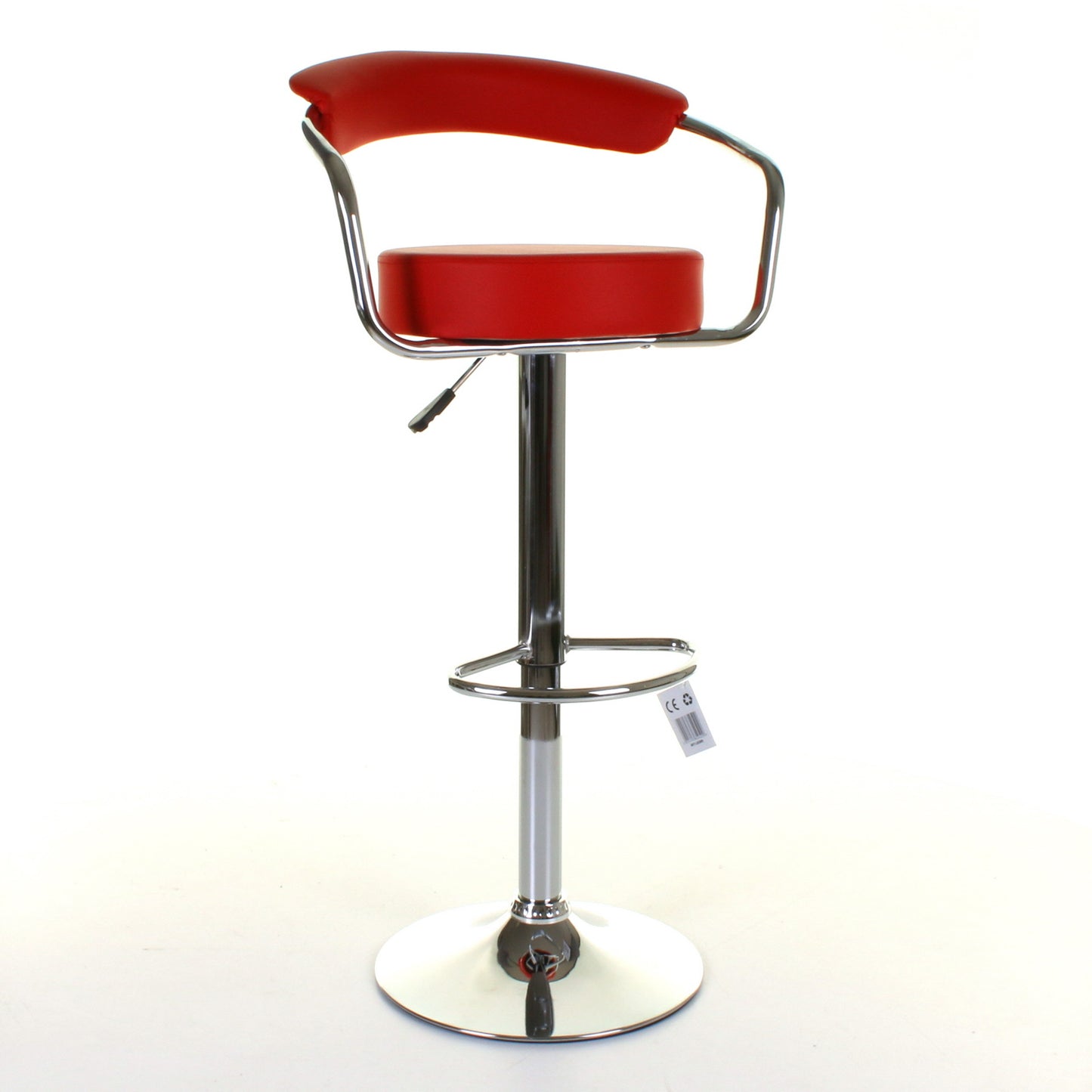 Monza Bar Stool - Red - Set of 2