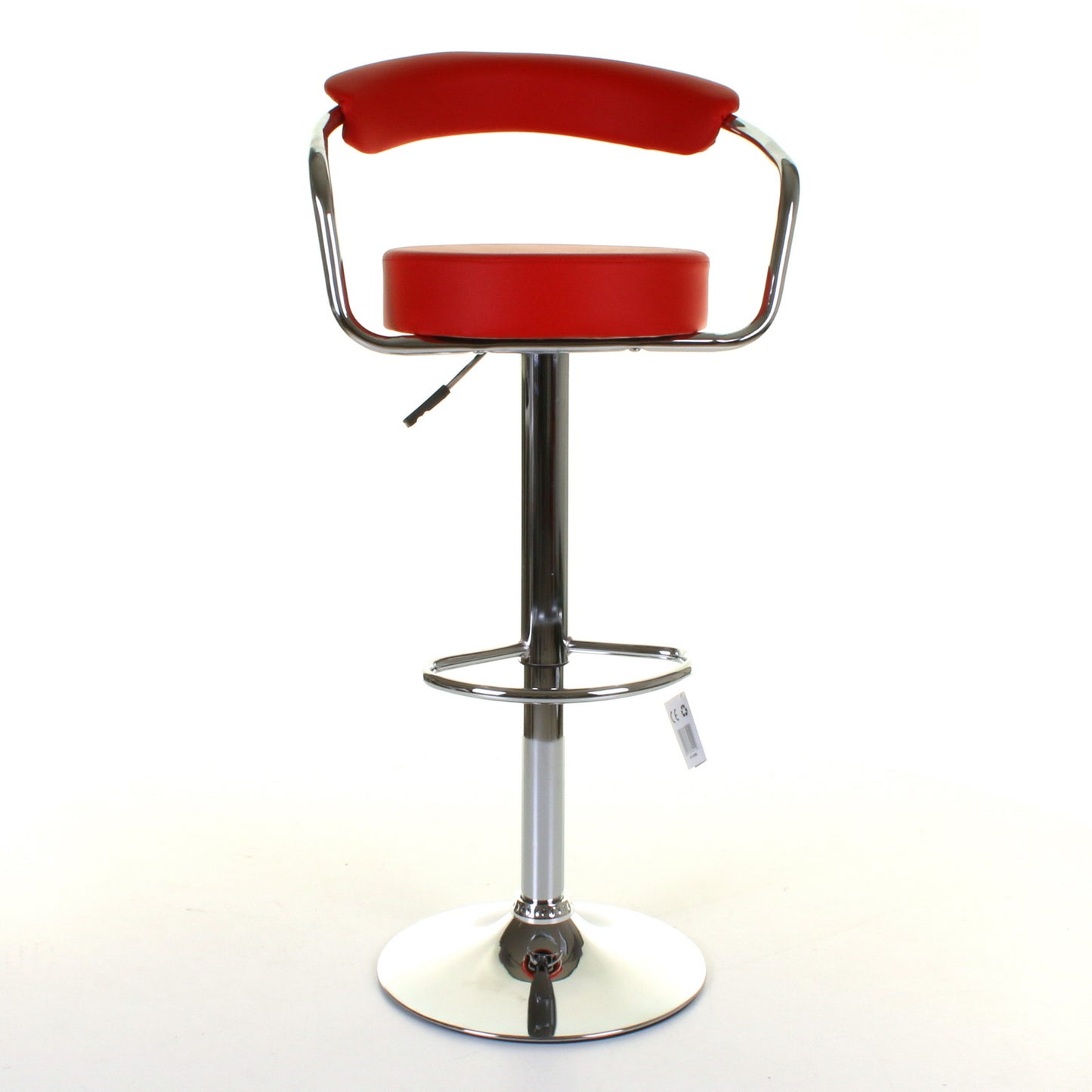 Monza Bar Stool - Red - Set of 2