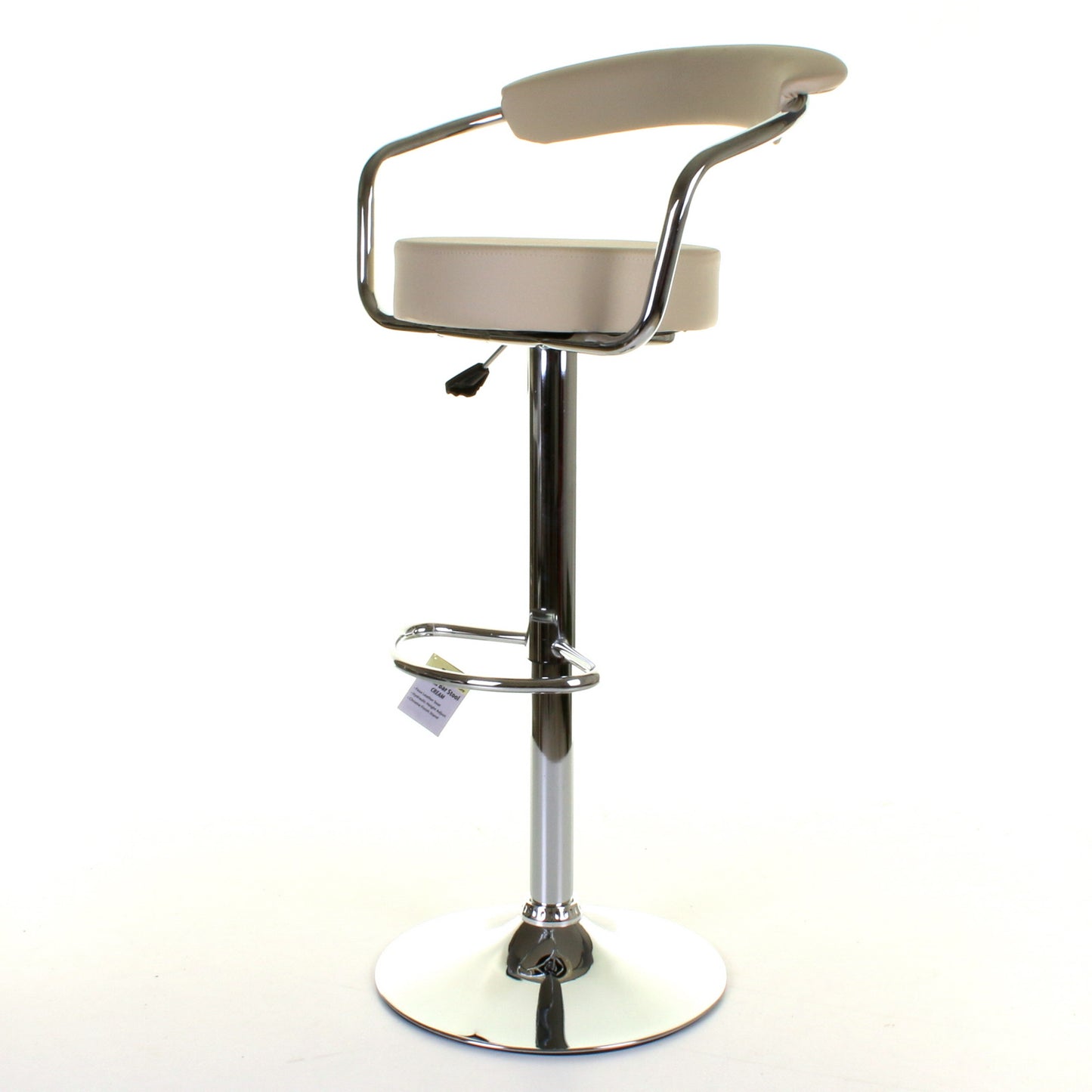 Monza Bar Stool - Cream - Set of 2
