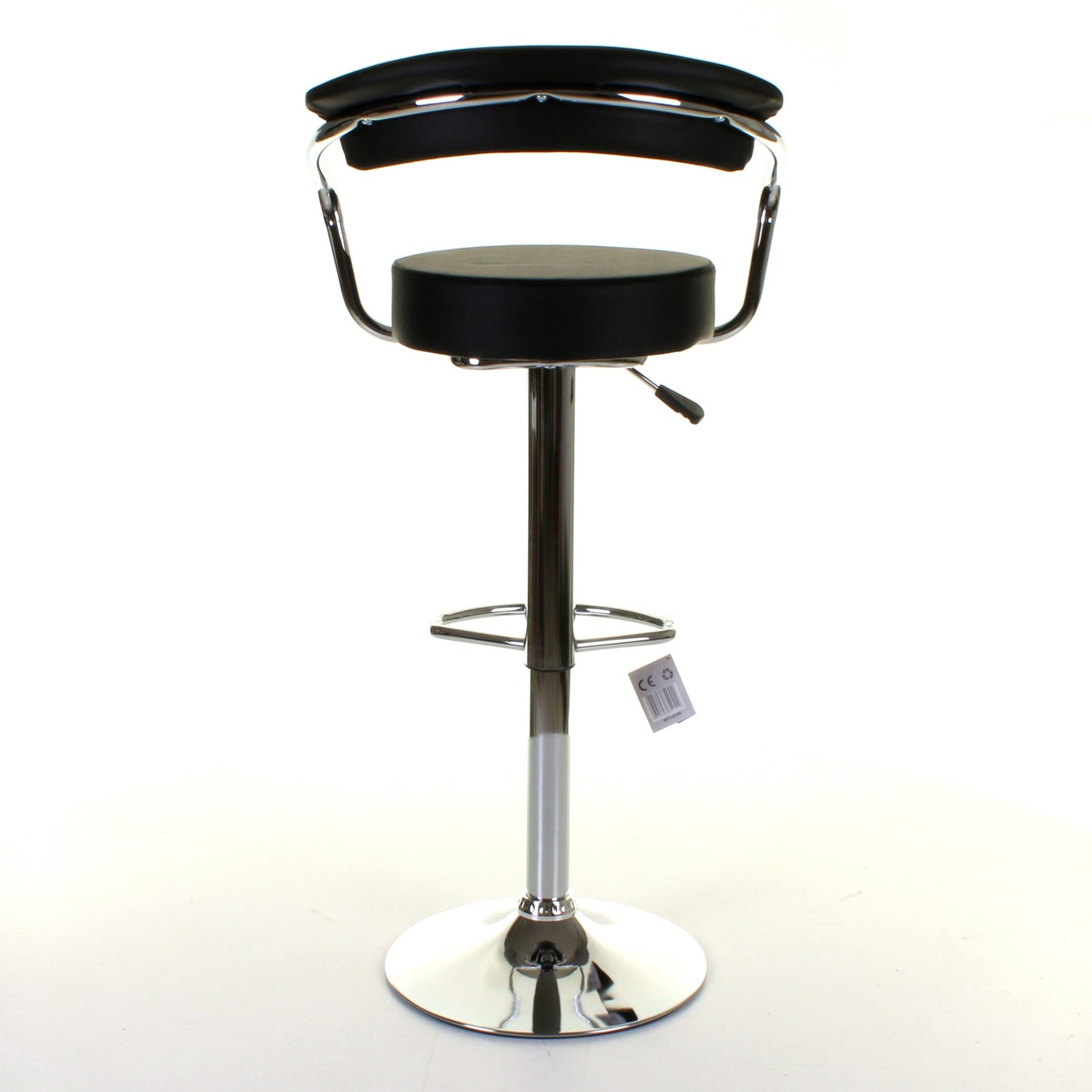Monza Bar Stool - Black - Set of 2