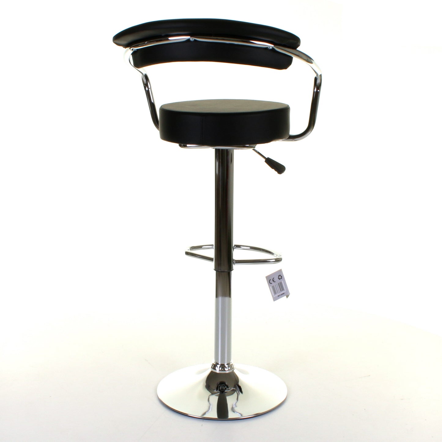 Monza Bar Stool - Black - Set of 2