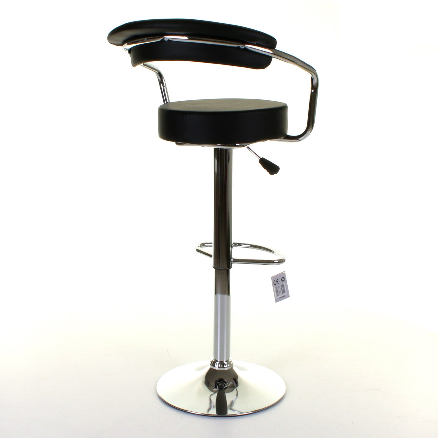 Monza Bar Stool - Black - Set of 2