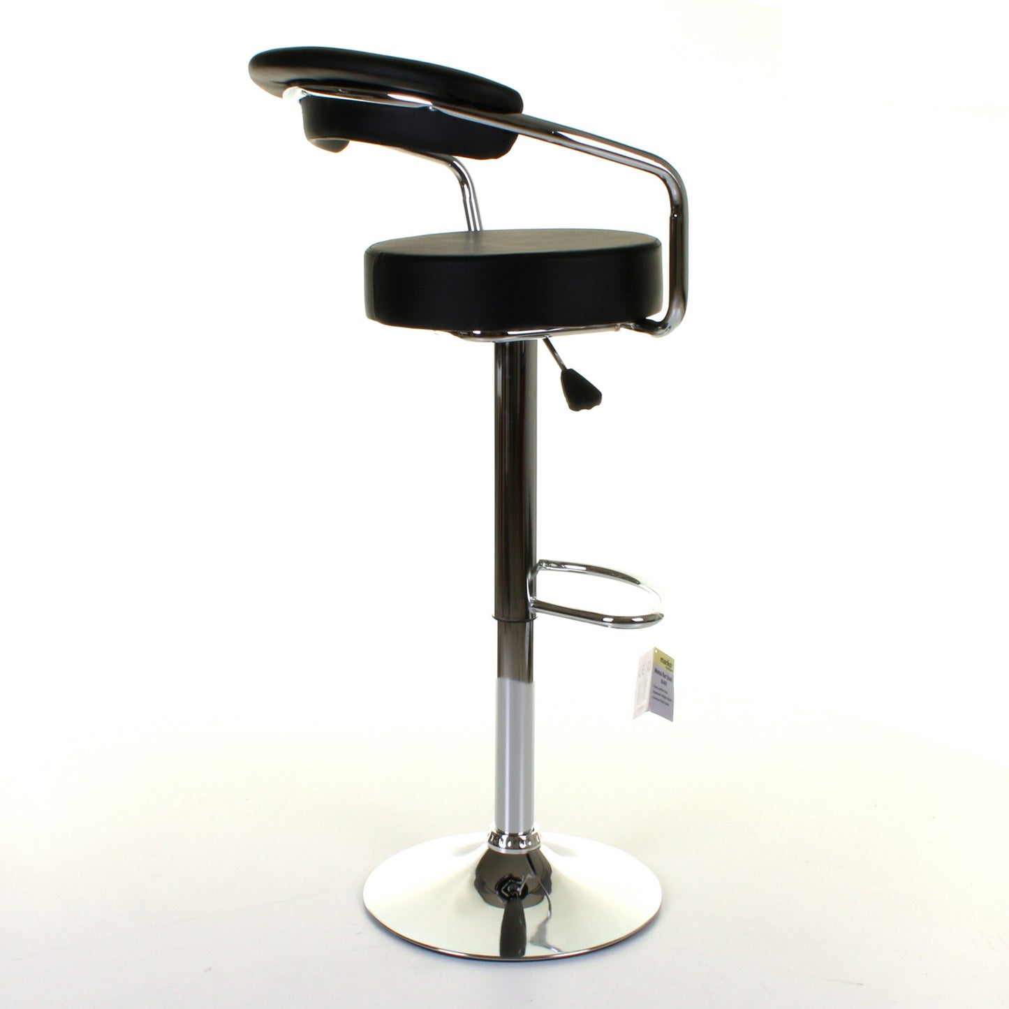 Monza Bar Stool - Black - Set of 2