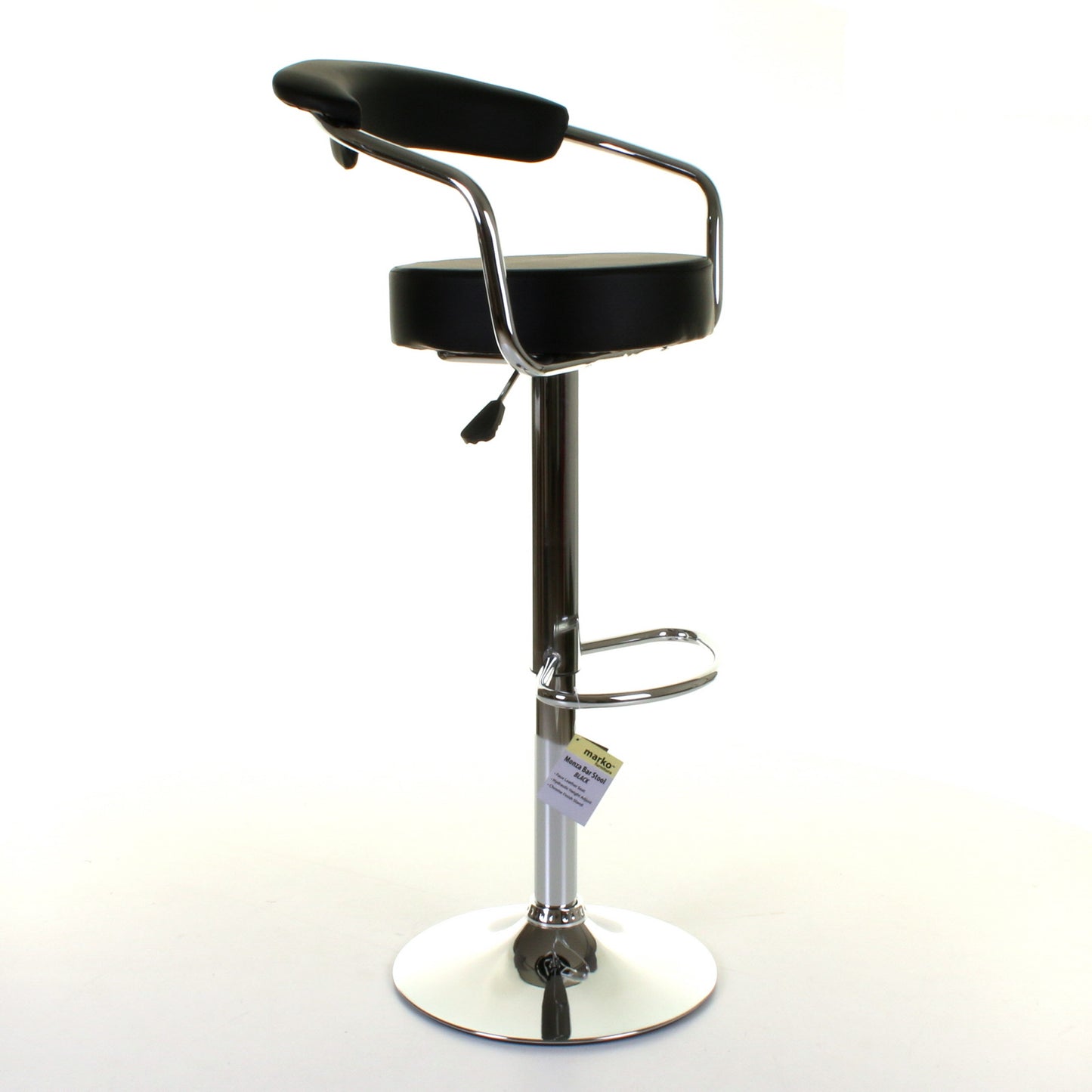 Monza Bar Stool - Black - Set of 2