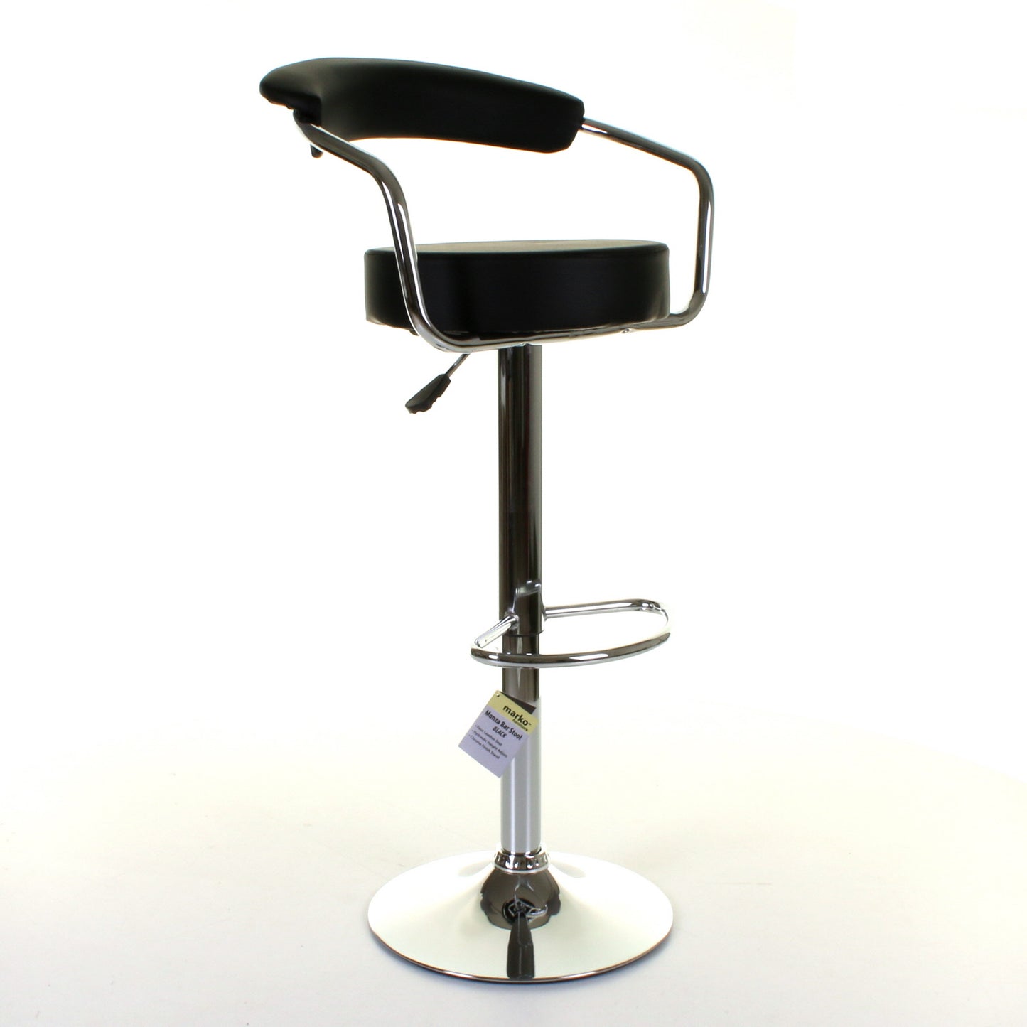 Monza Bar Stool - Black - Set of 2