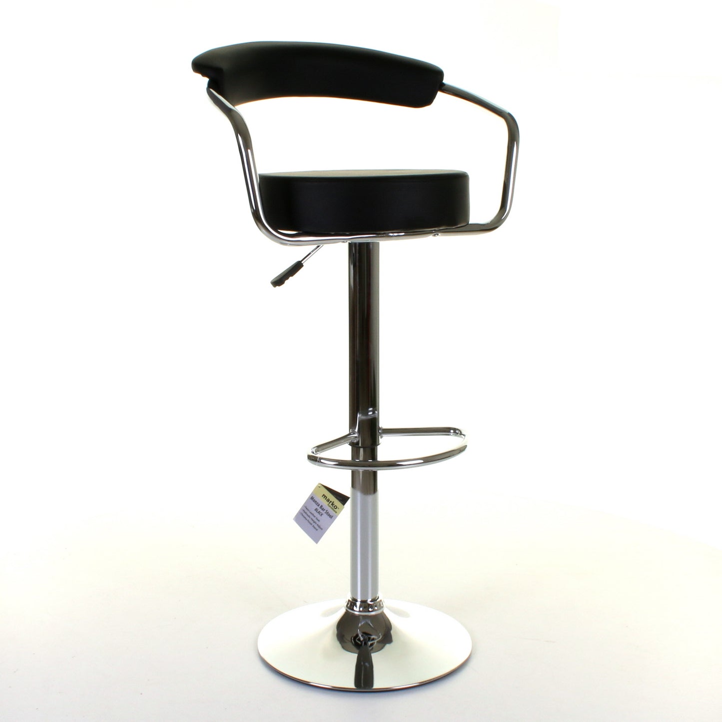 Monza Bar Stool - Black - Set of 2