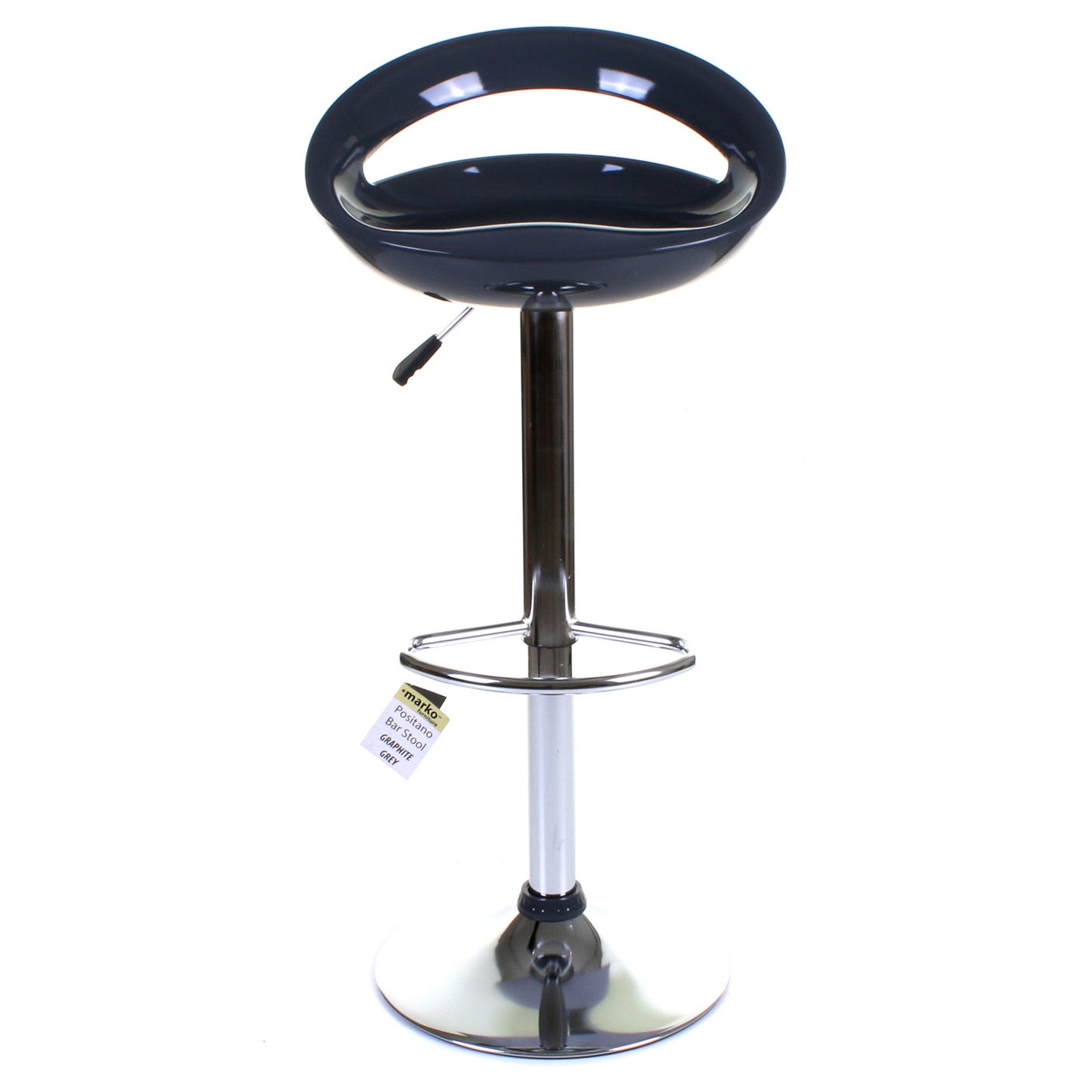 Positano Stool - Graphite Grey - Set of 2