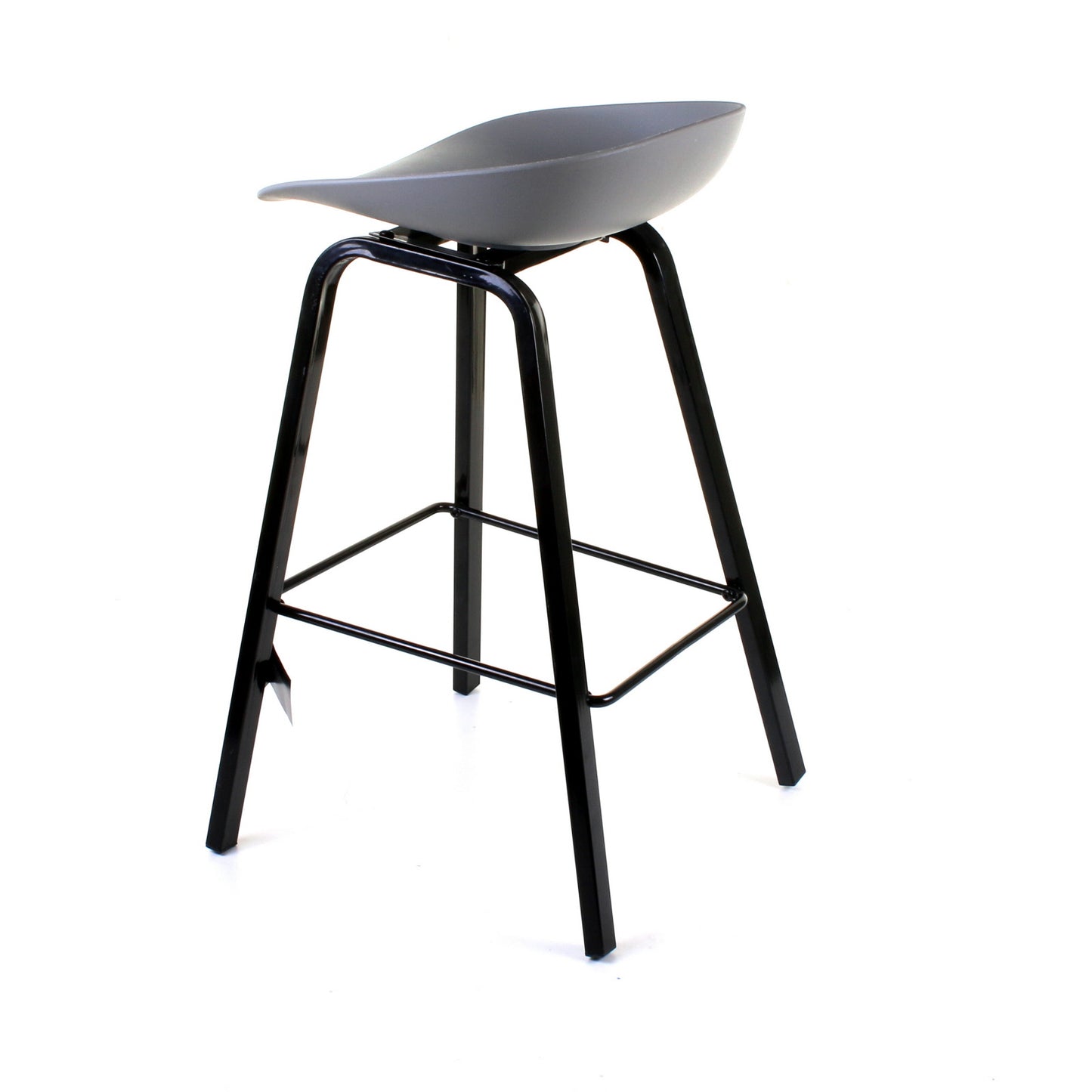 Cremona Bar Stool - Grey - Set of 2