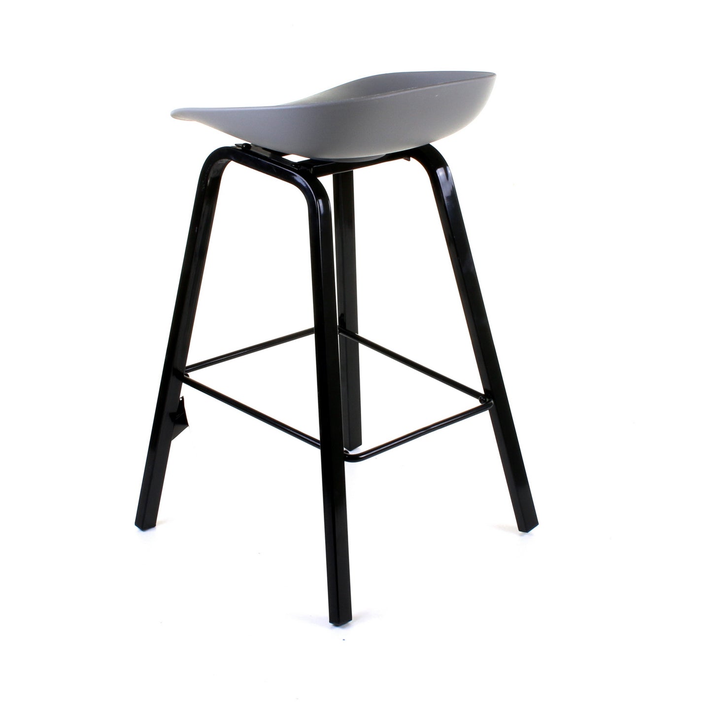 Cremona Bar Stool - Grey - Set of 2