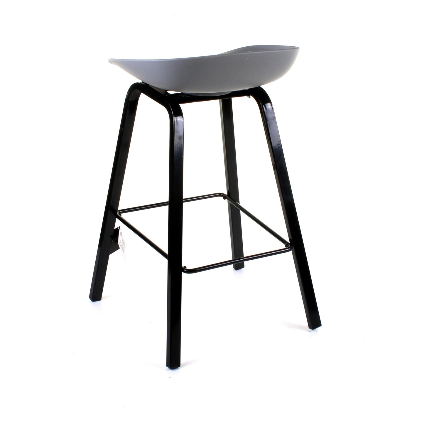 Cremona Bar Stool - Grey - Set of 2