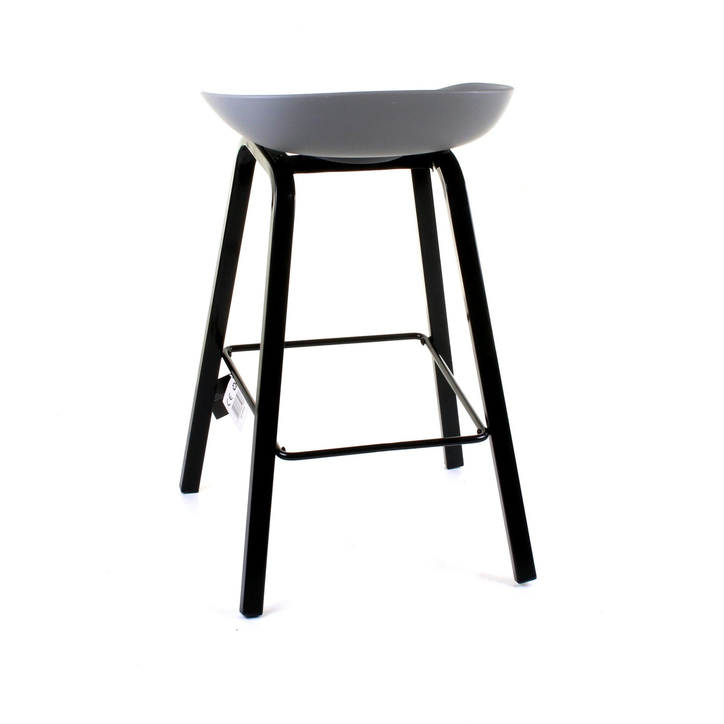Cremona Bar Stool - Grey - Set of 2