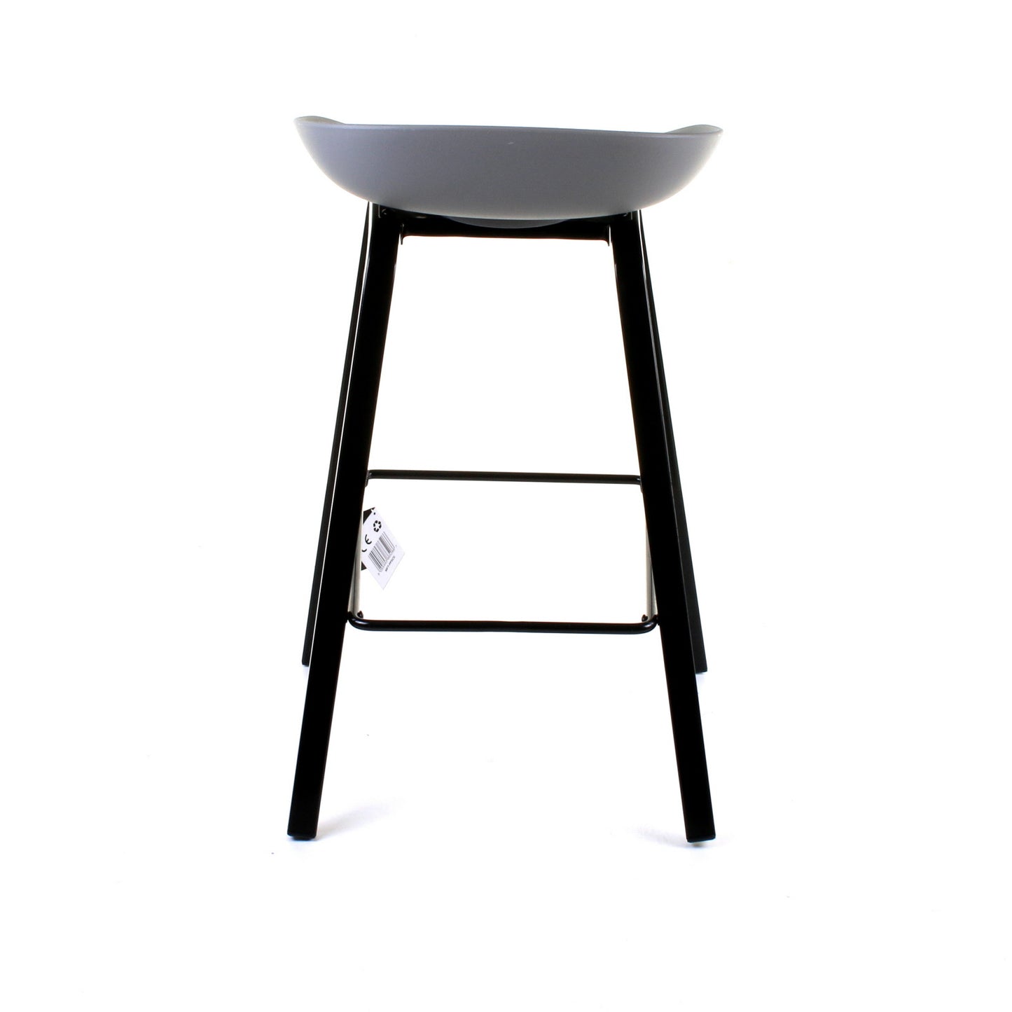 Cremona Bar Stool - Grey - Set of 2