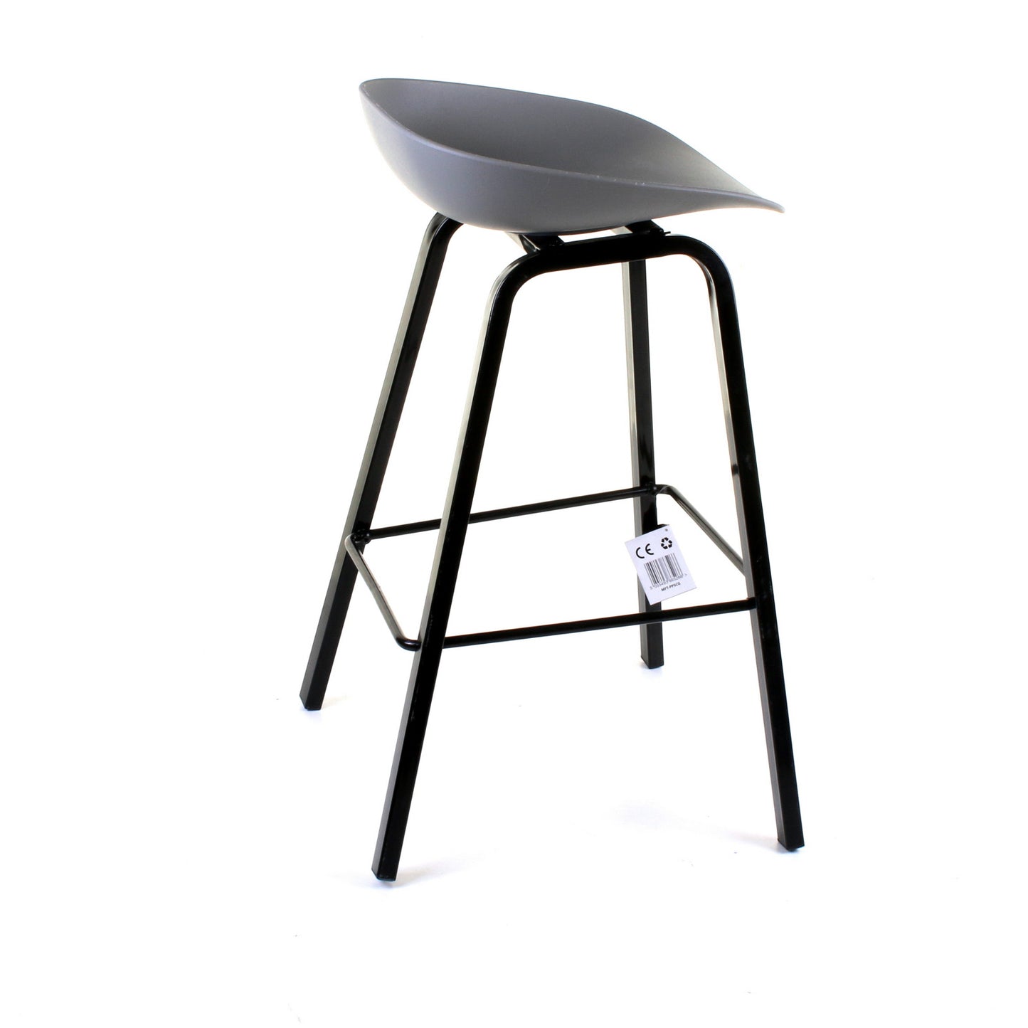 Cremona Bar Stool - Grey - Set of 2