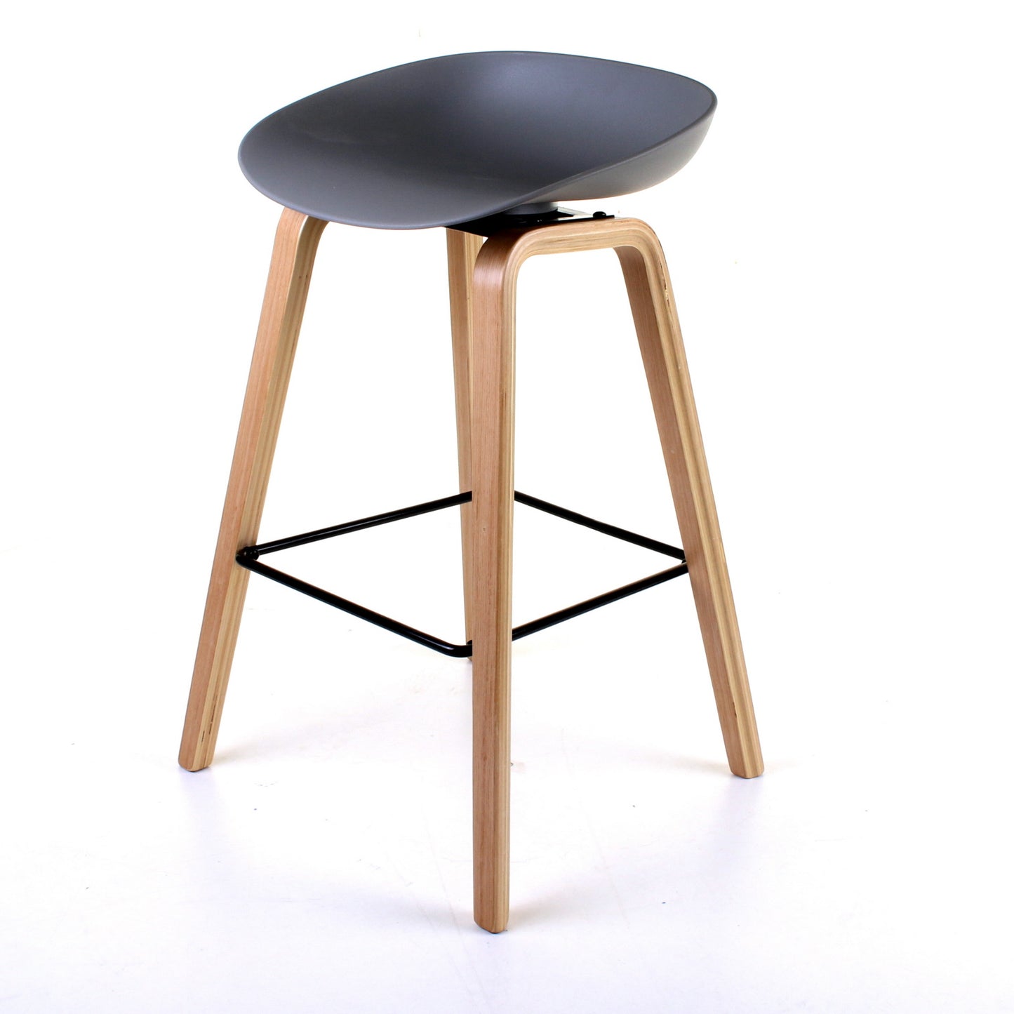 Benevento Bar Stool - Grey - Set of 2