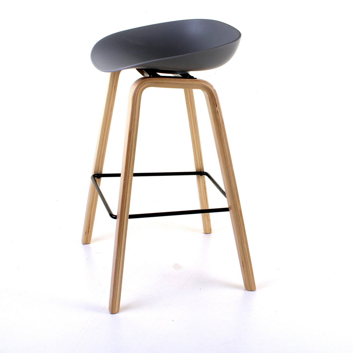 Benevento Bar Stool - Grey - Set of 2