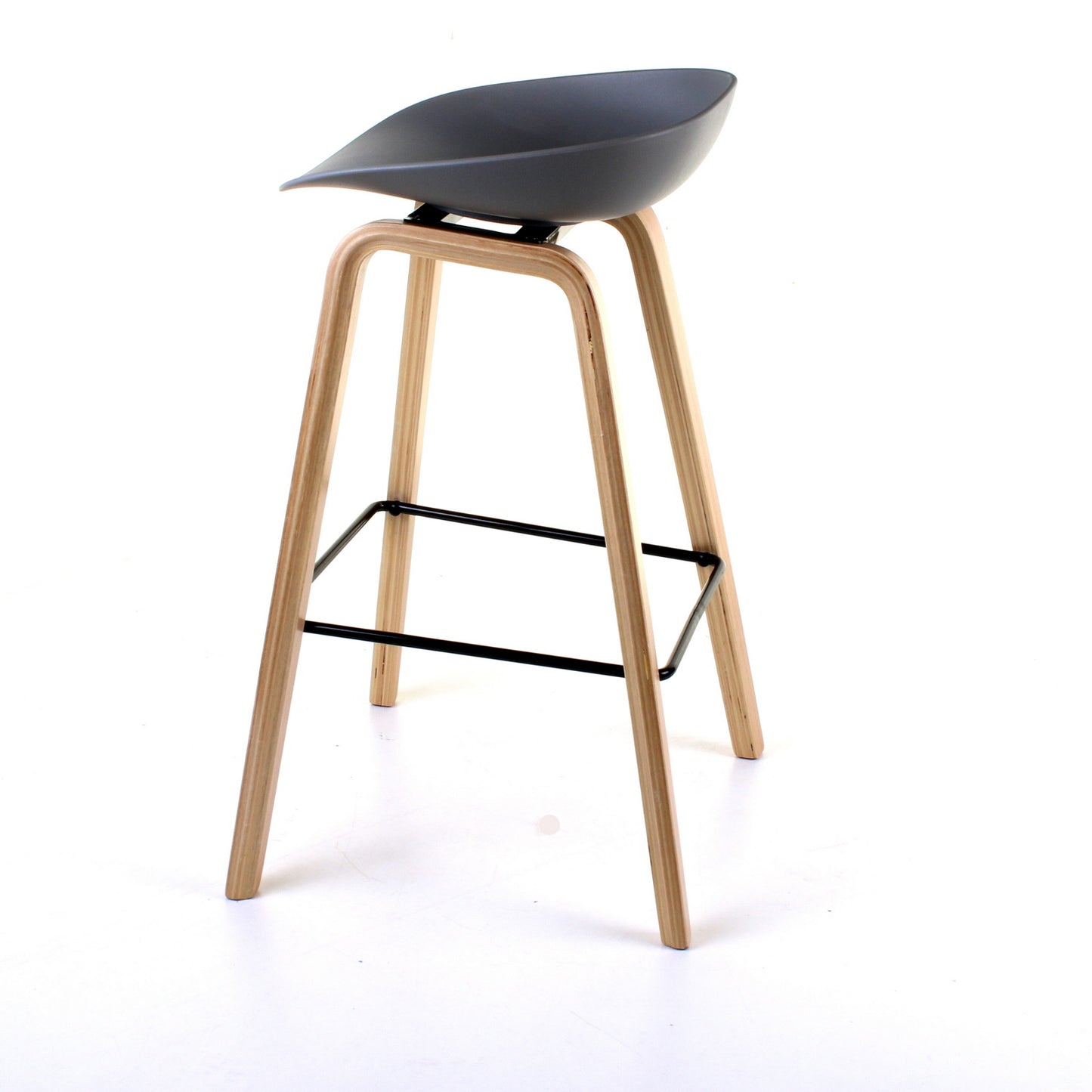 Benevento Bar Stool - Grey - Set of 2