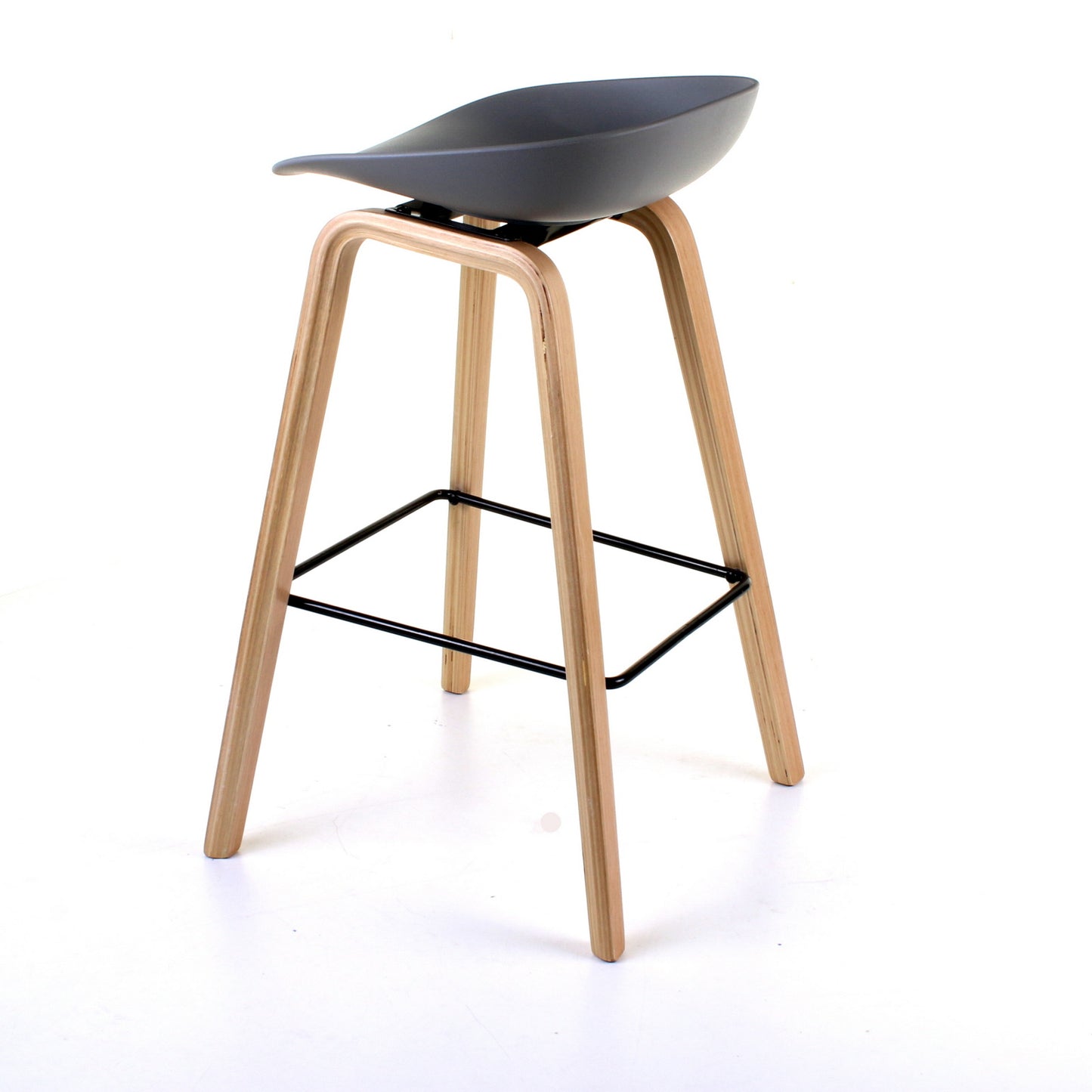 Benevento Bar Stool - Grey - Set of 2