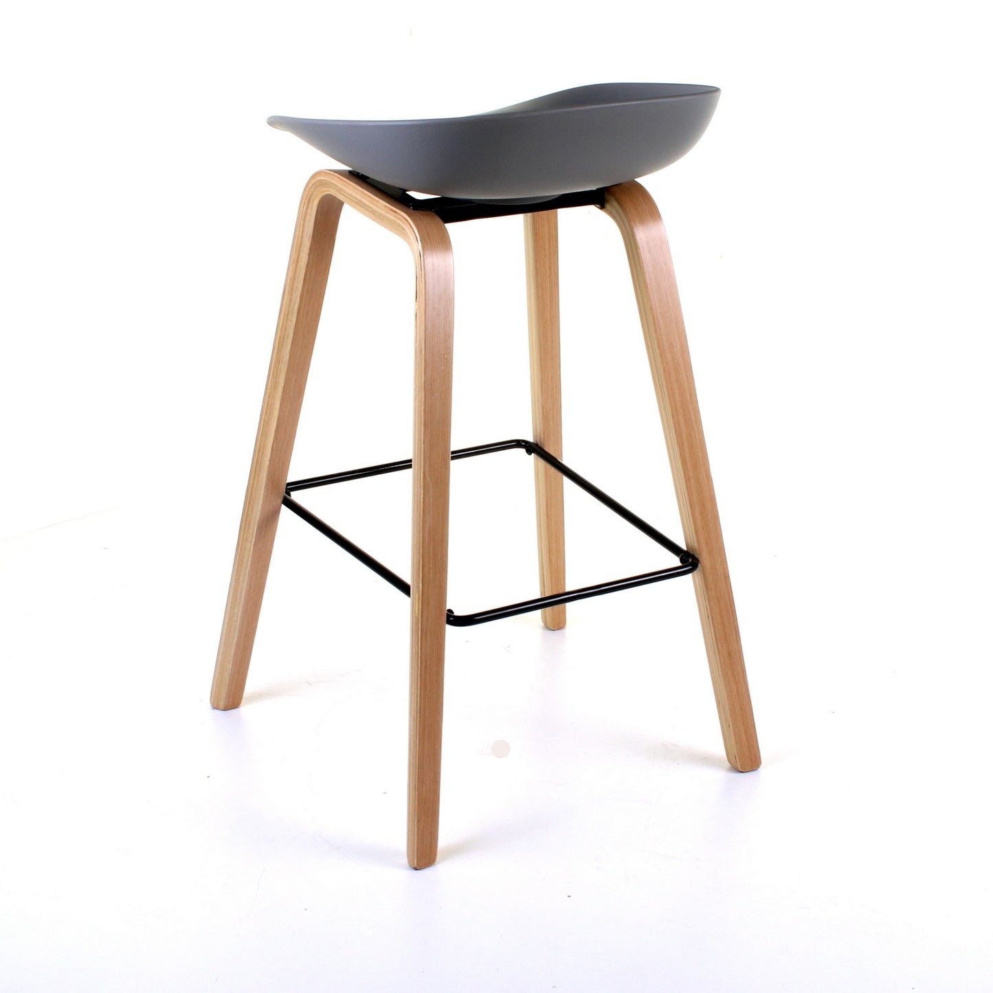 Benevento Bar Stool - Grey - Set of 2