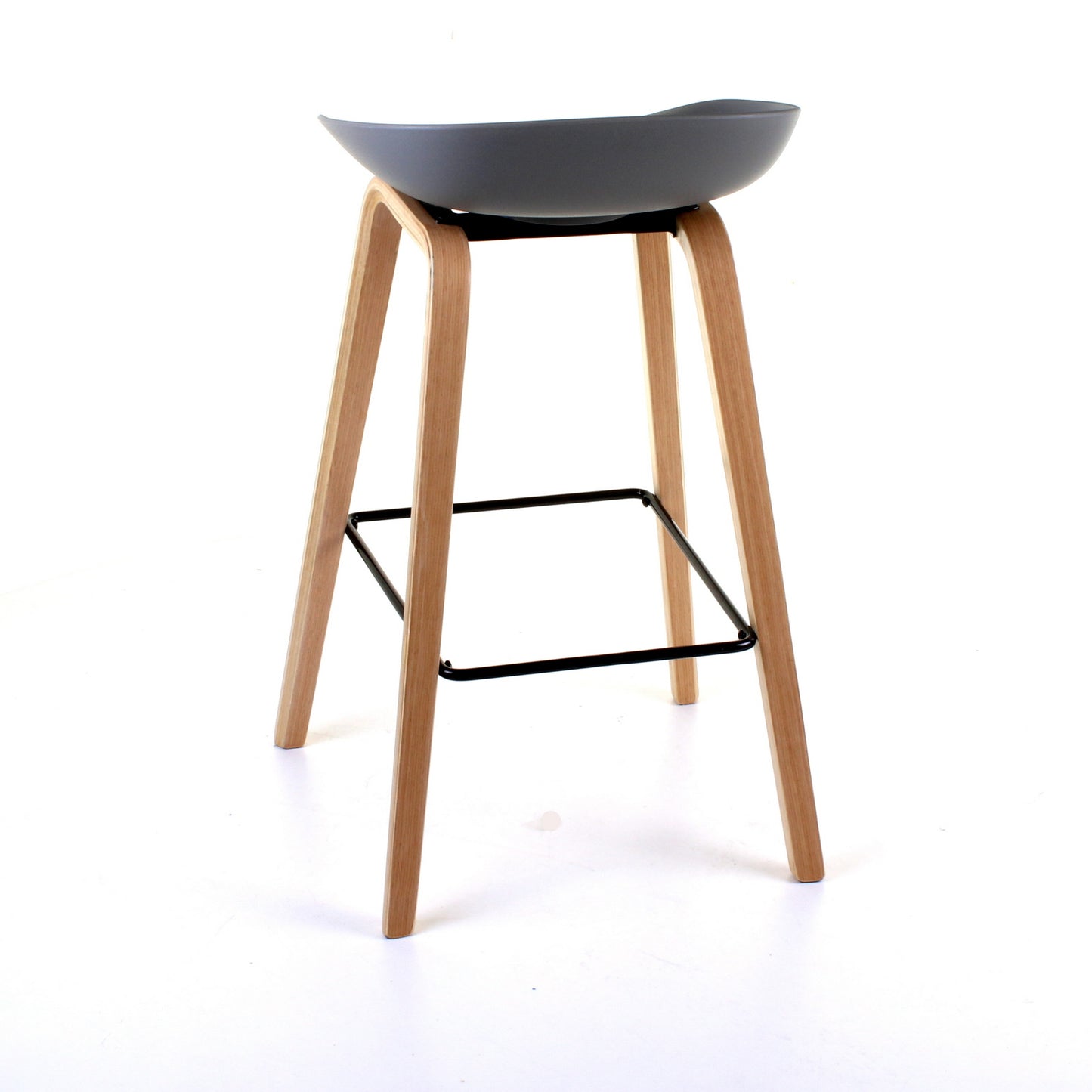 Benevento Bar Stool - Grey - Set of 2