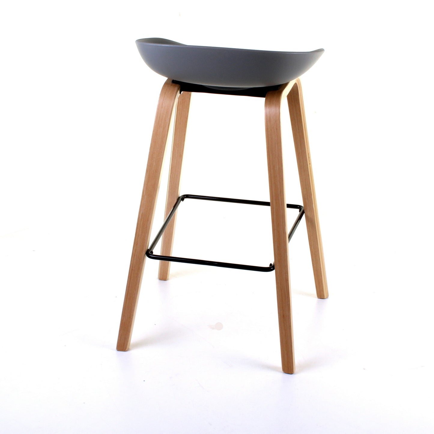Benevento Bar Stool - Grey - Set of 2
