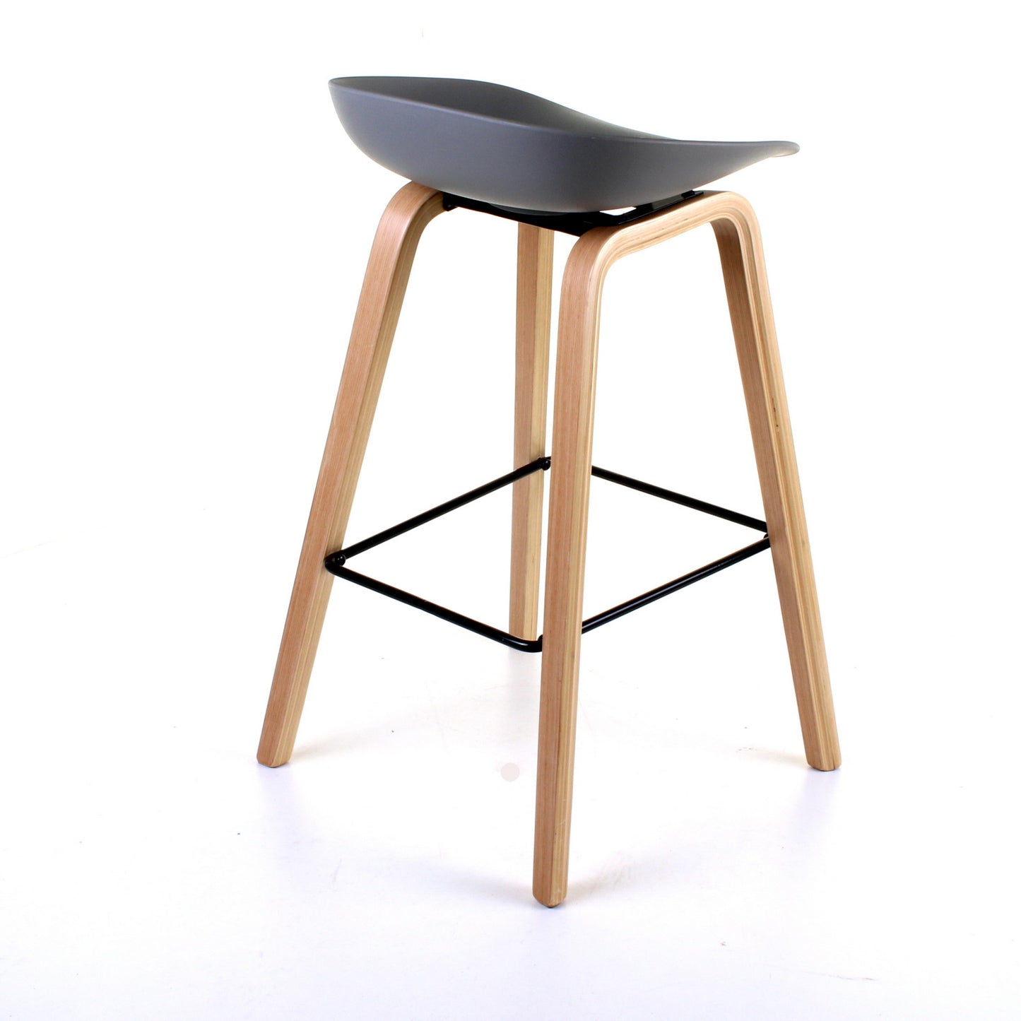Benevento Bar Stool - Grey - Set of 2
