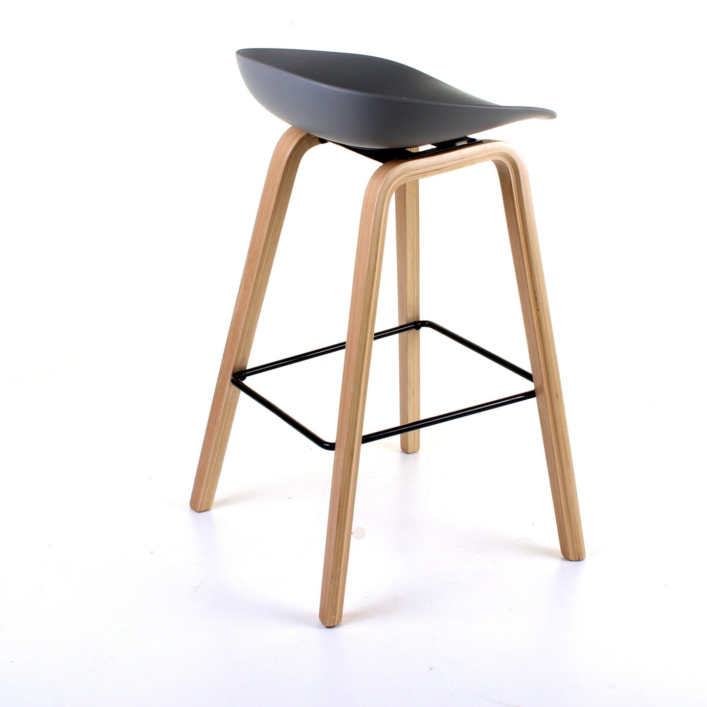Benevento Bar Stool - Grey - Set of 2