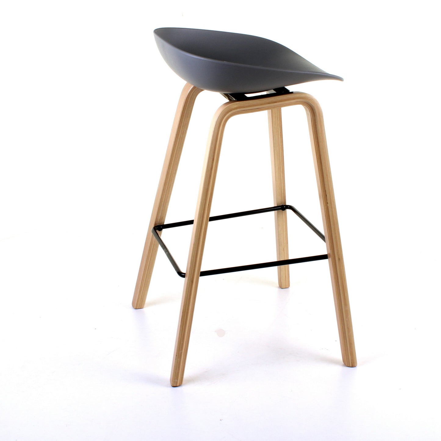 Benevento Bar Stool - Grey - Set of 2