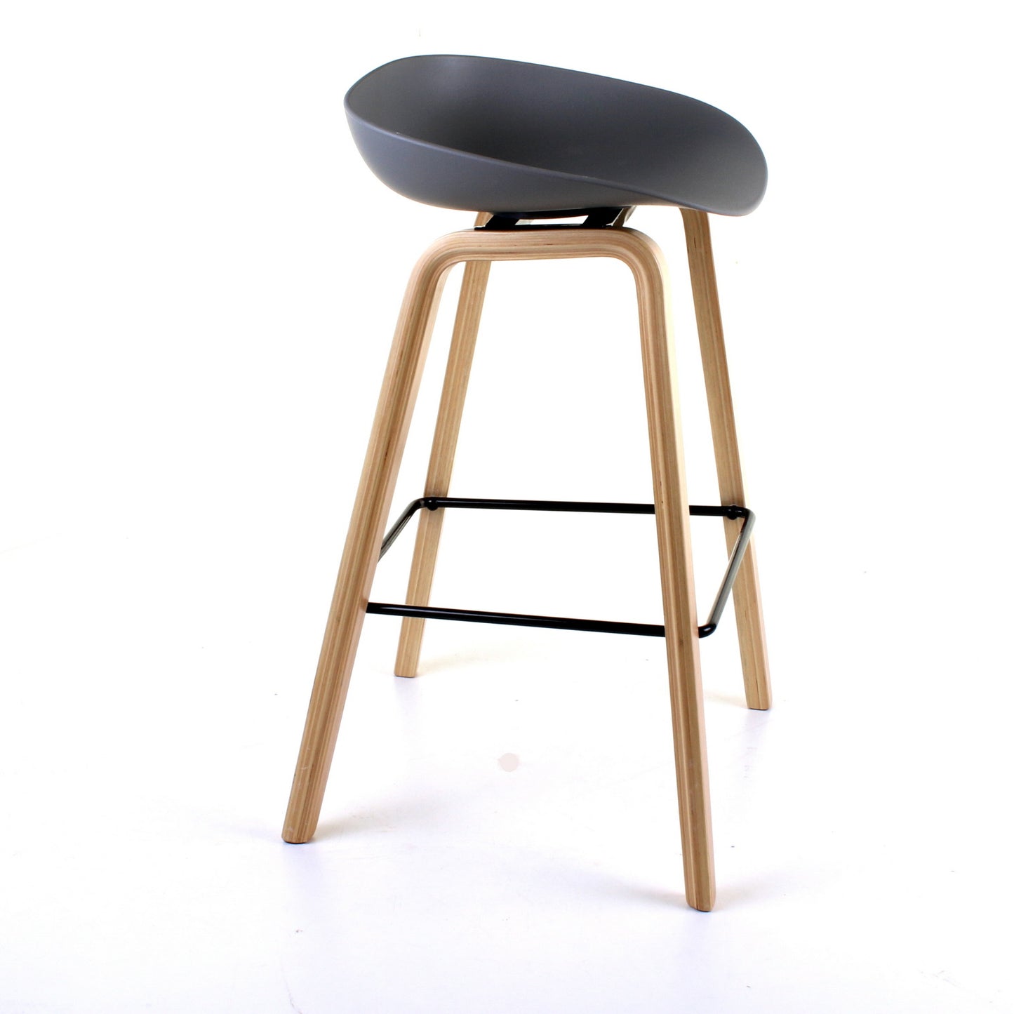 Benevento Bar Stool - Grey - Set of 2