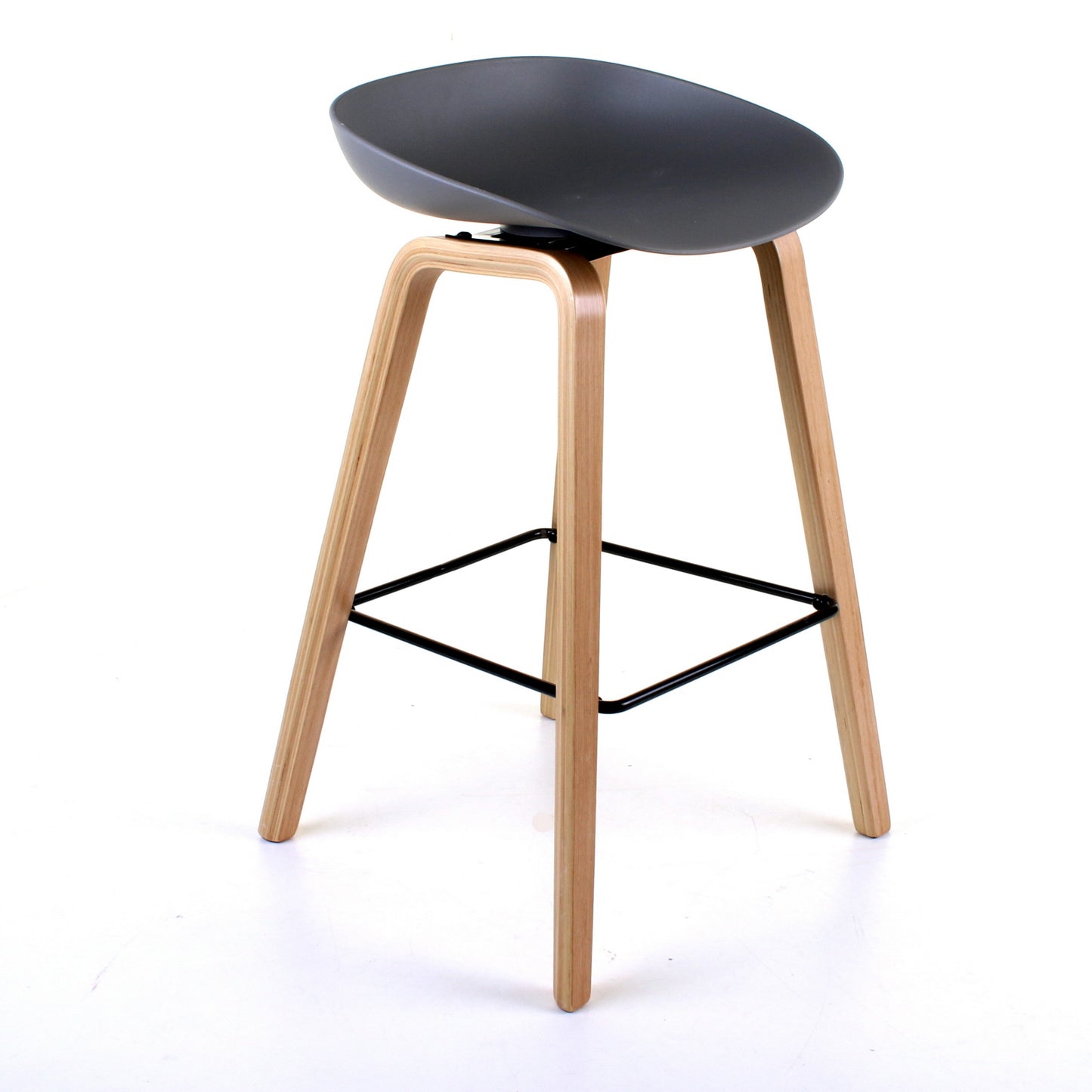 Benevento Bar Stool - Grey - Set of 2