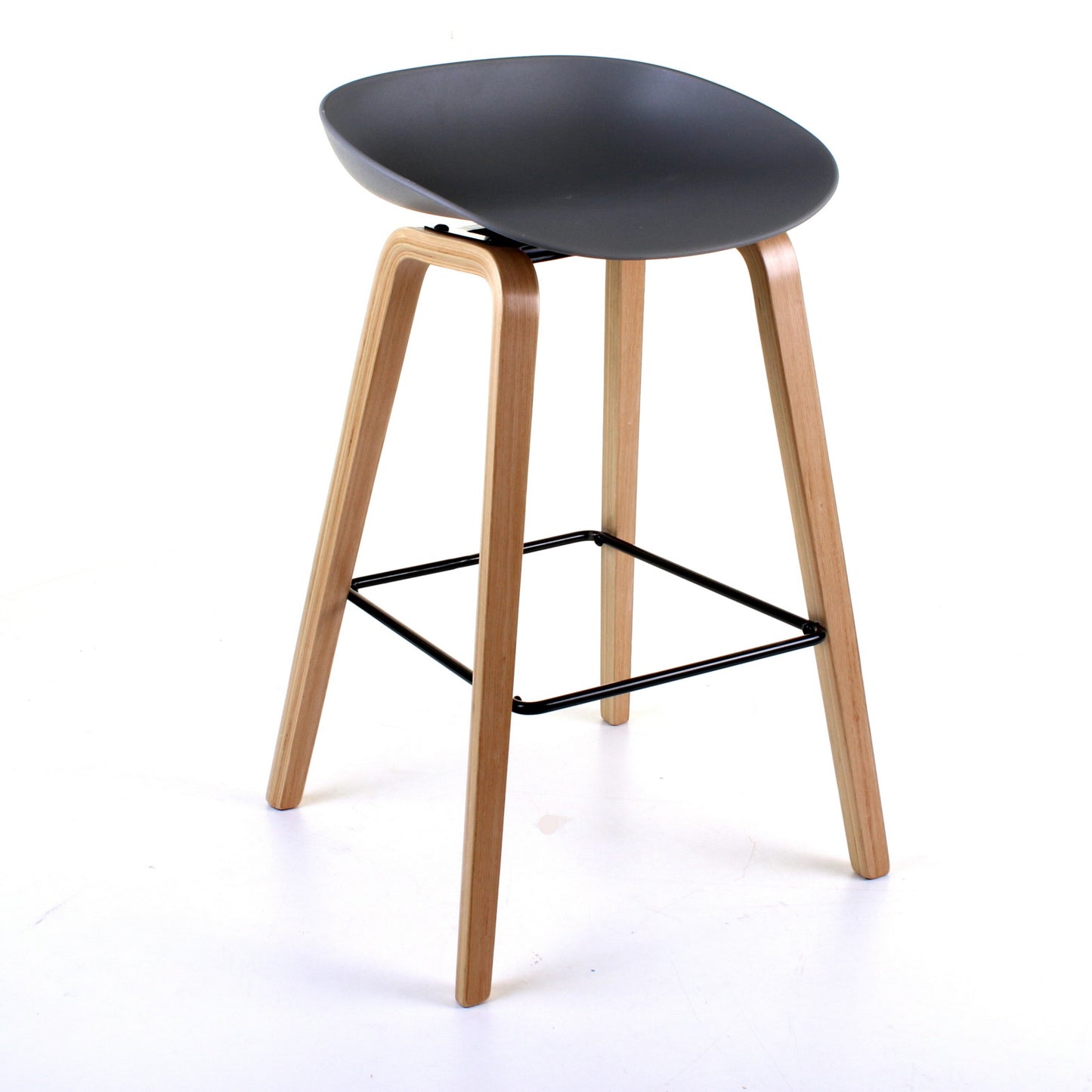 Benevento Bar Stool - Grey - Set of 2