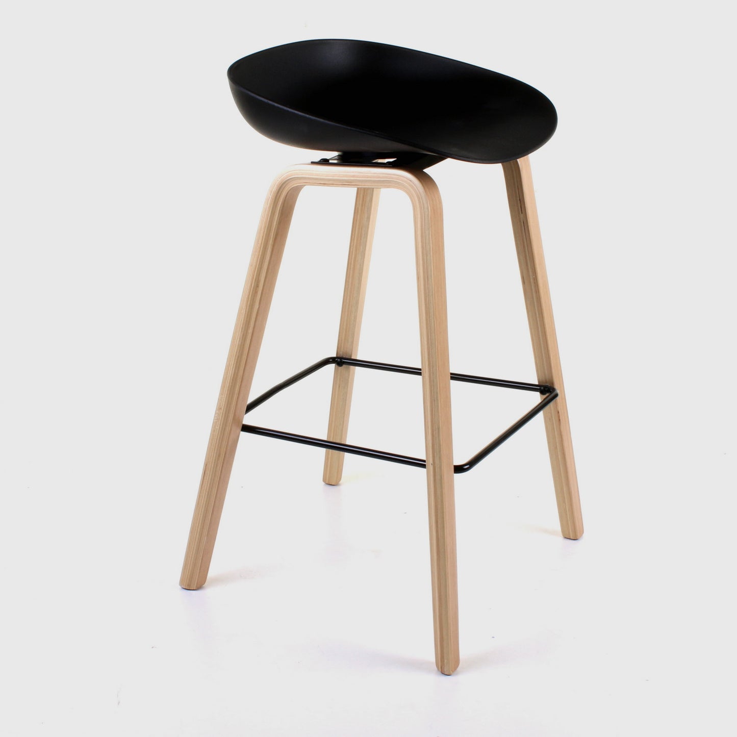 Benevento Bar Stool - Black - Set of 2