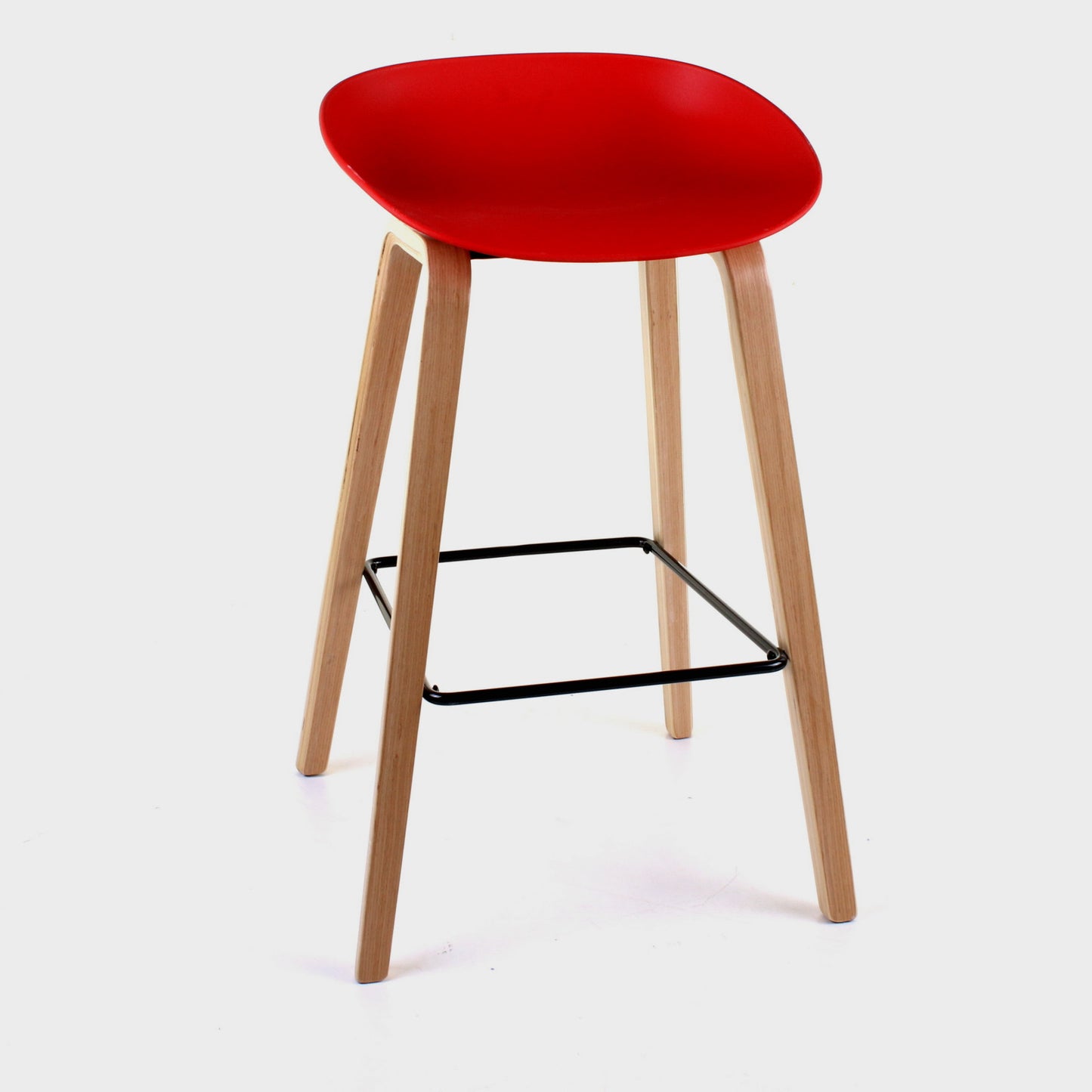 Benevento Bar Stool - Red - Set of 2
