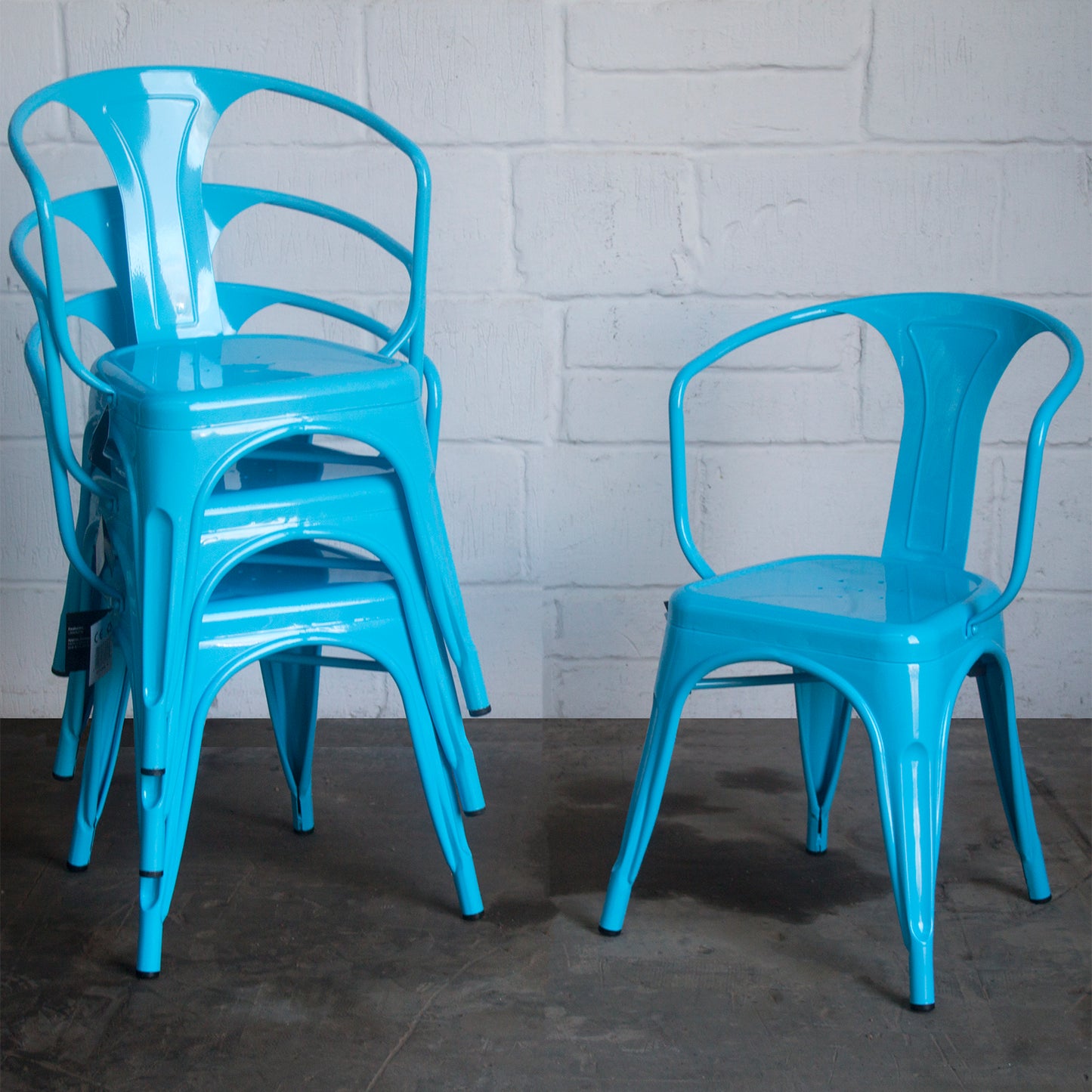 Forli Chair - Eggshell Blue