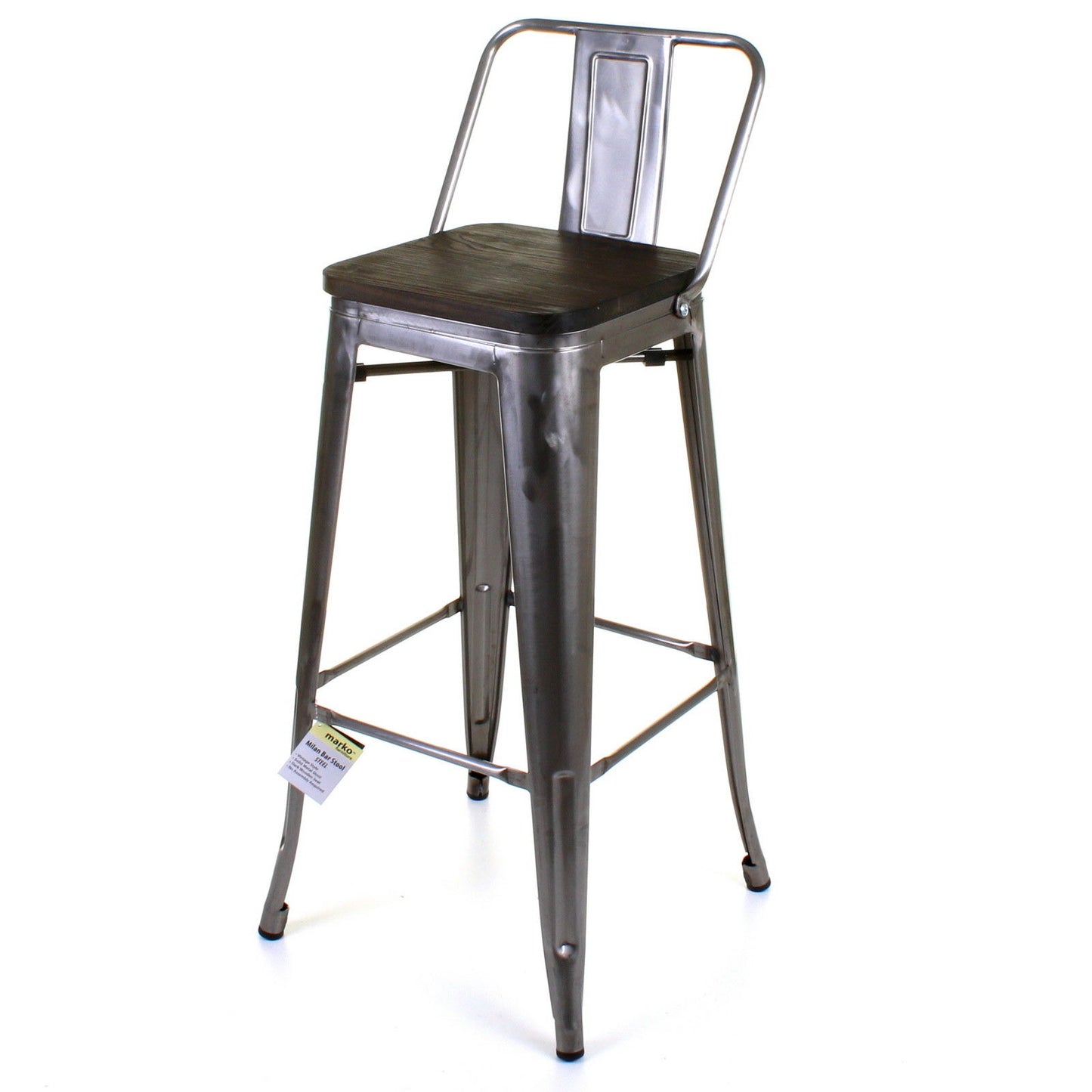 Milan Bar Stool - Steel