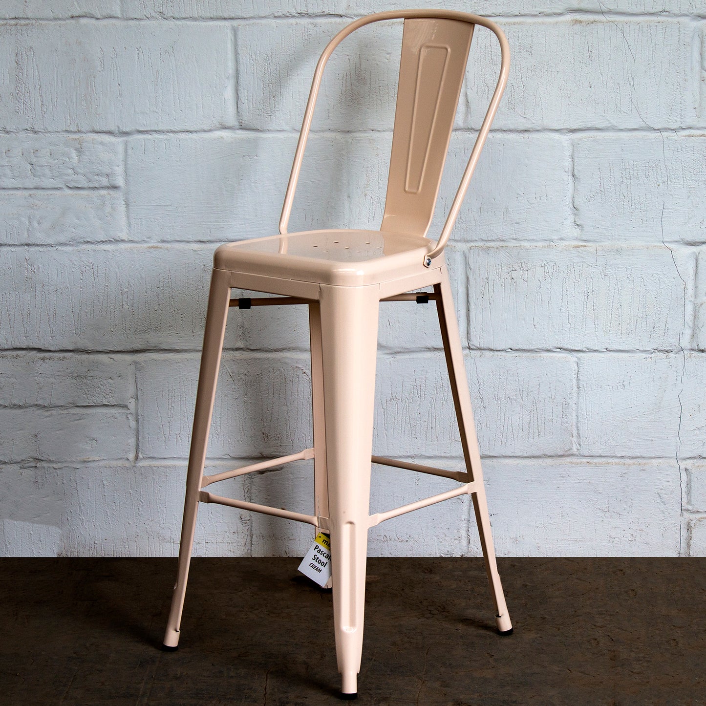 Pascale Bar Stool - Cream