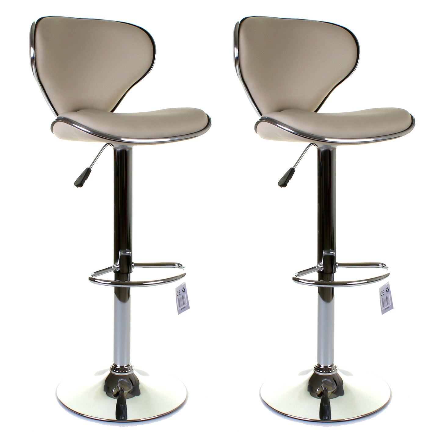 Ferrera Bar Stool - Cream - Set of 2