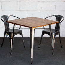 3PC Enna Table & Forli Chair Set - Steel