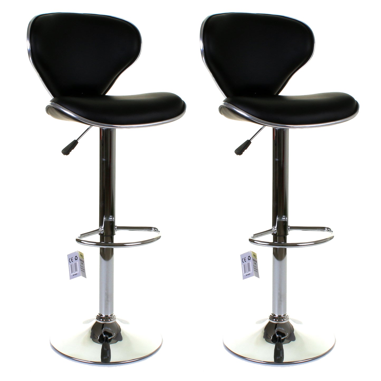 Ferrera Bar Stool - Black - Set of 2