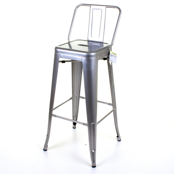 Naples Bar Stool - Silver