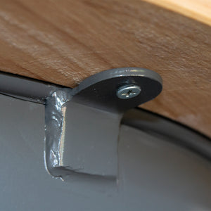Barrel Bar Table - Black