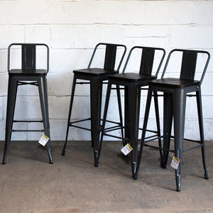Milan Bar Stool - Graphite Grey