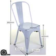 5PC Enna Table & Siena Chair Set - White