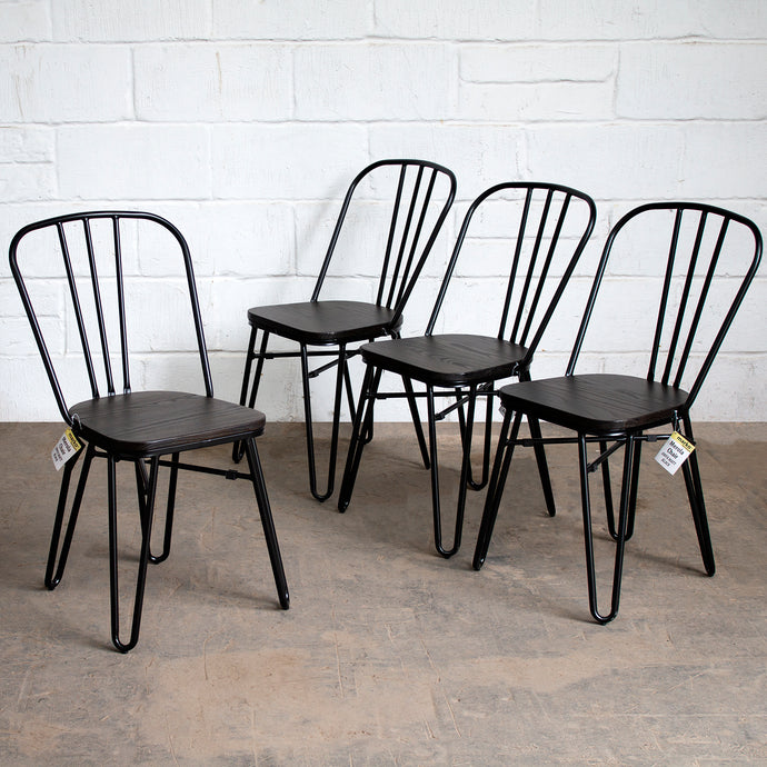 Merola Chairs - Matt Black