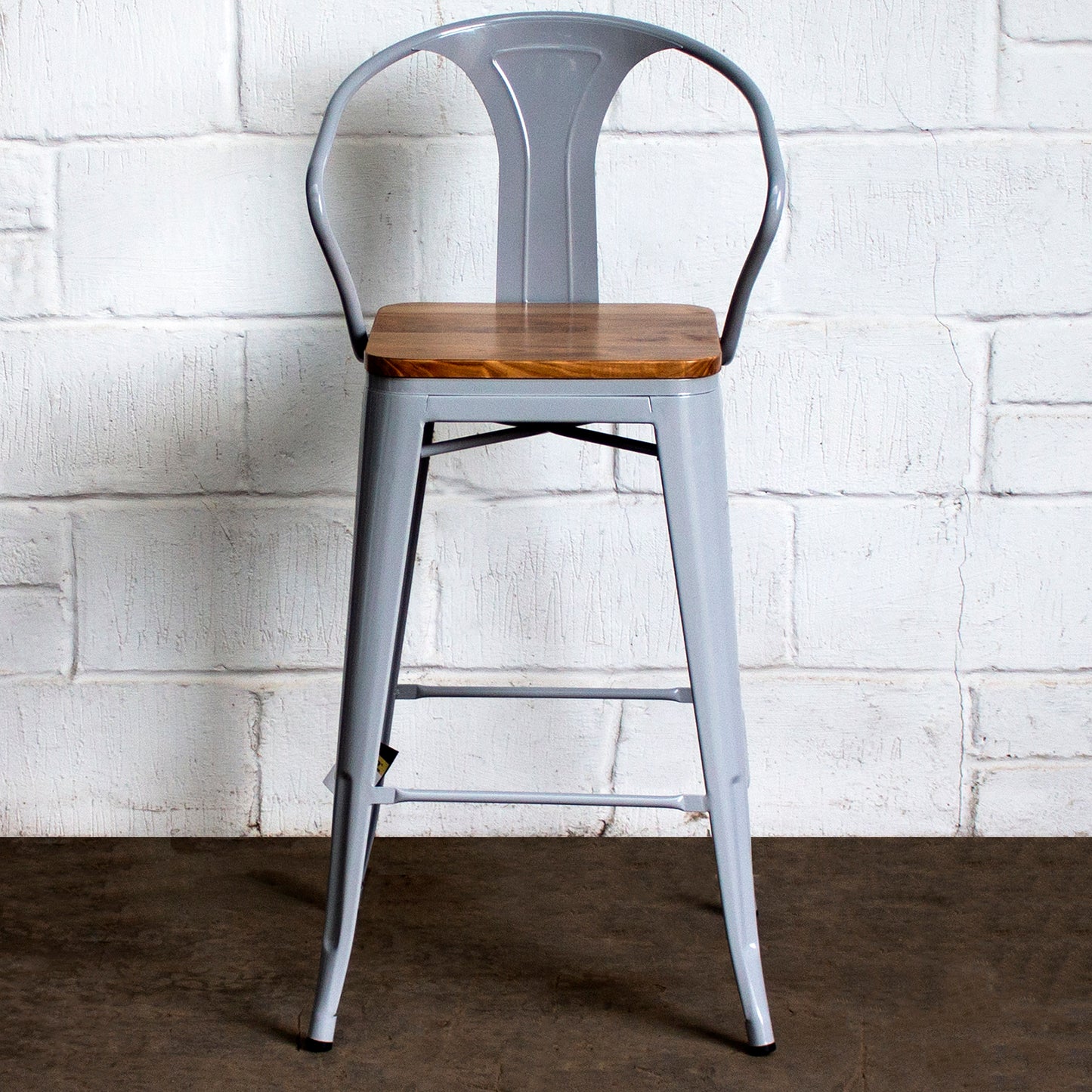 Licata Bar Stool - Pale Grey