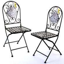 5PC Orotava Mosaic Bistro Set Large