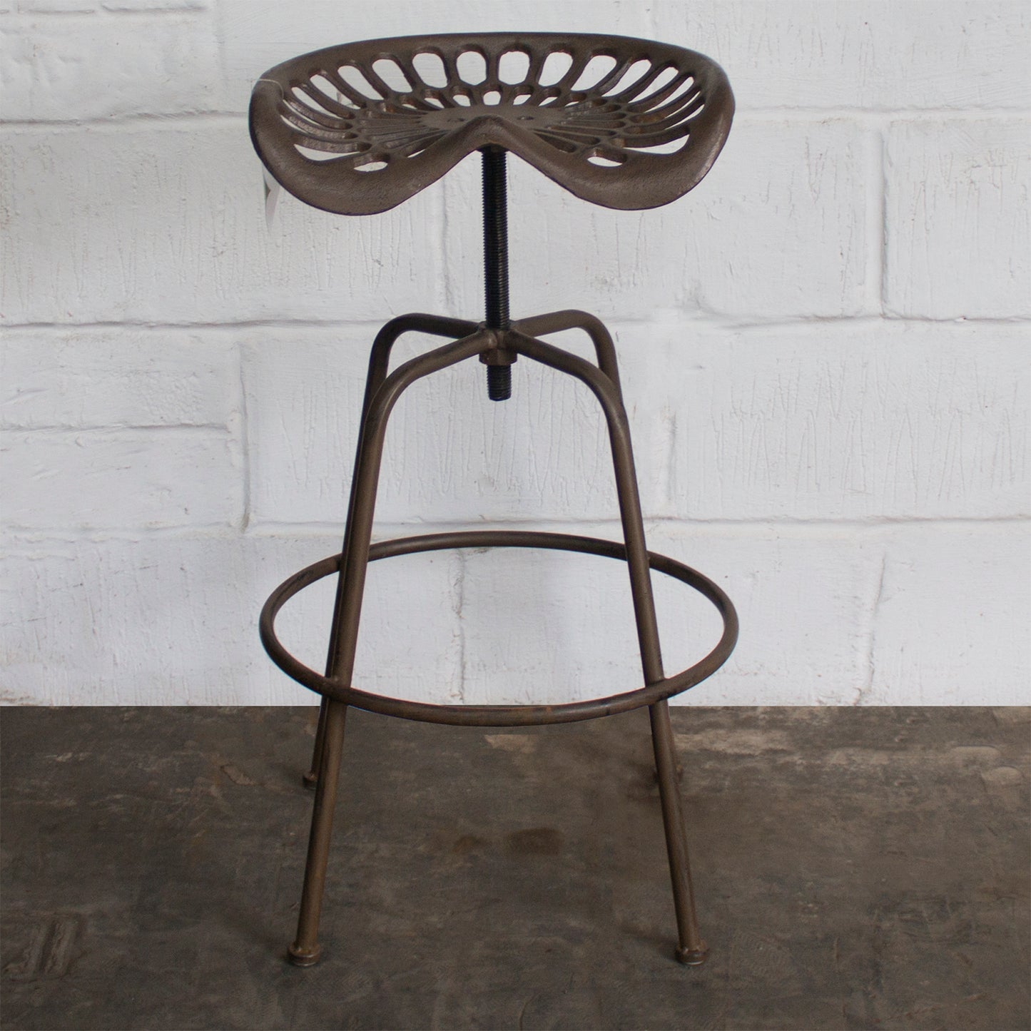 Arezzo Tractor Bar Stools - Rustic Brown