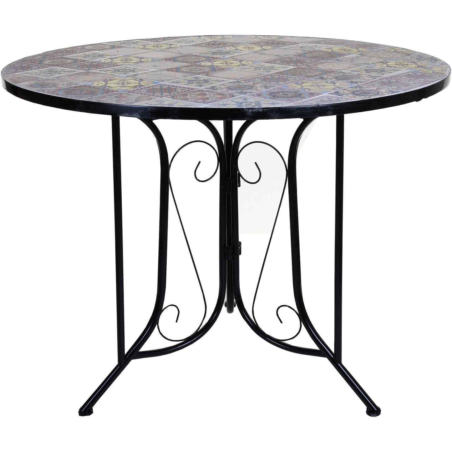 Vigo Mosaic Table 90cm
