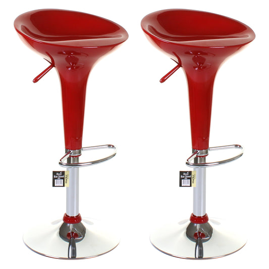 Boss Bar Stool - Red - Set of 2