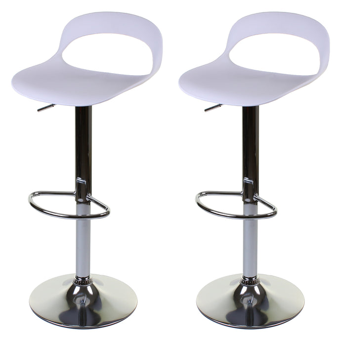 Foggia Bar Stool - White - Set of 2